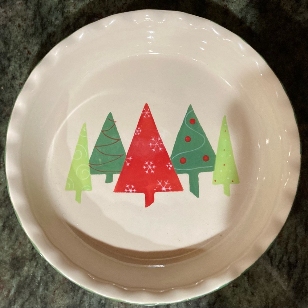 NANTUCKET Pie Plate 10” Christmas baking dish🌲